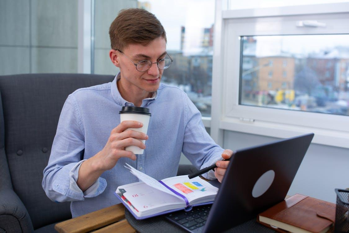businessman man person coffee
