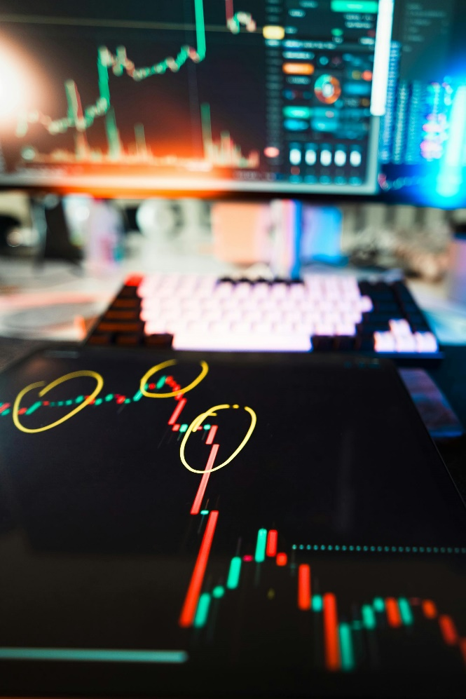 Multi-screen analysis of cryptocurrency market data and token flows