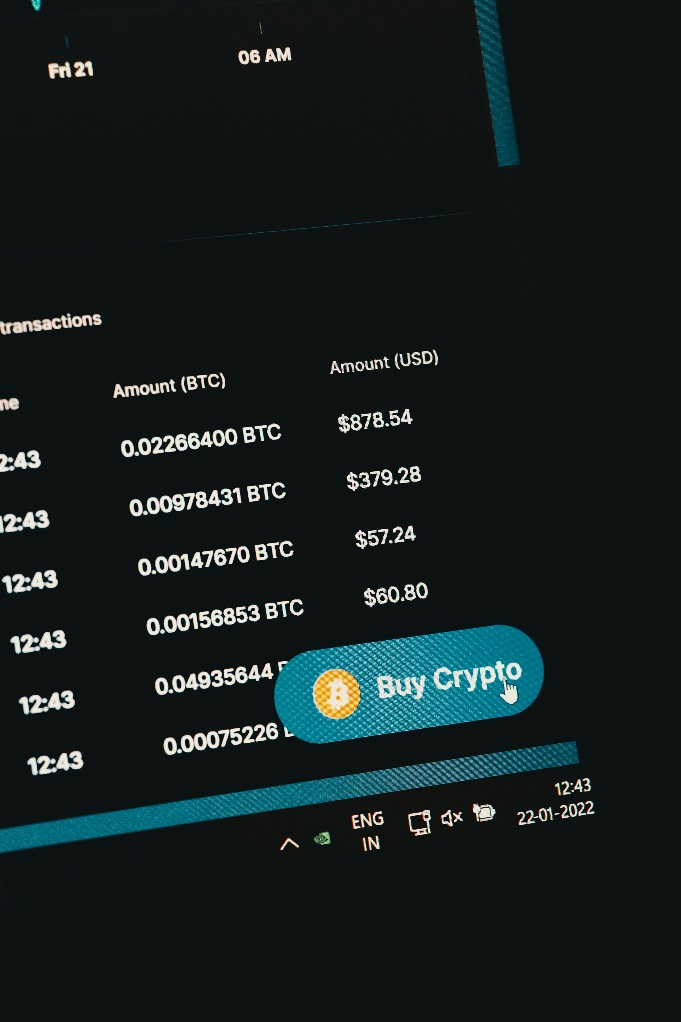 Close-up of mobile screen displaying digital financial data
