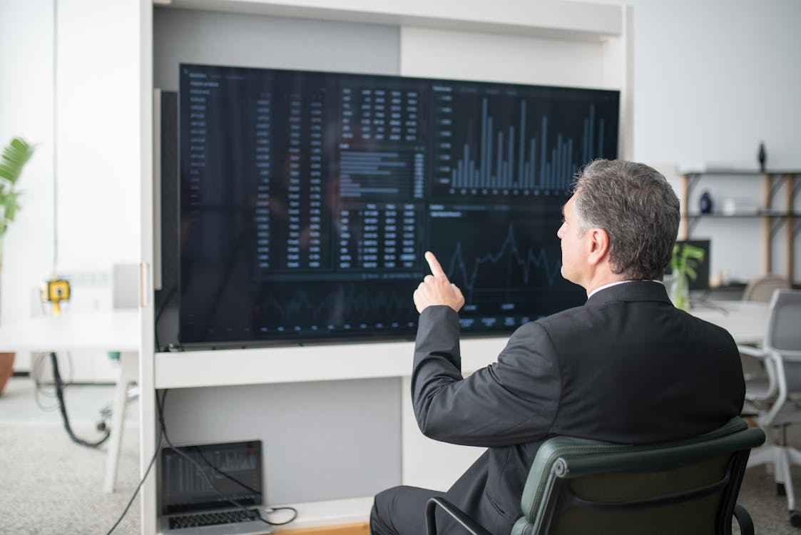 professional overseeing digital asset custody and compliance in a modern office
